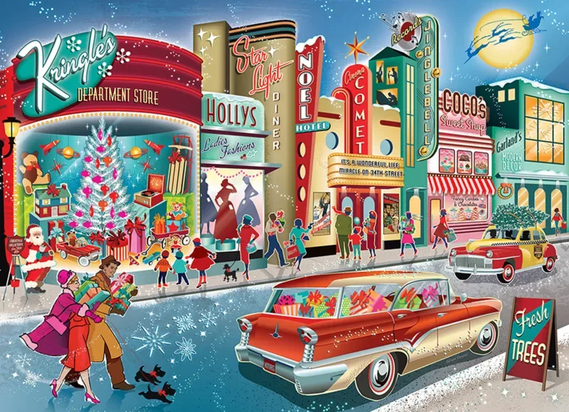 Puzzle Vintage Main Street - 1000 pièces de Cobble Hill – boîte
