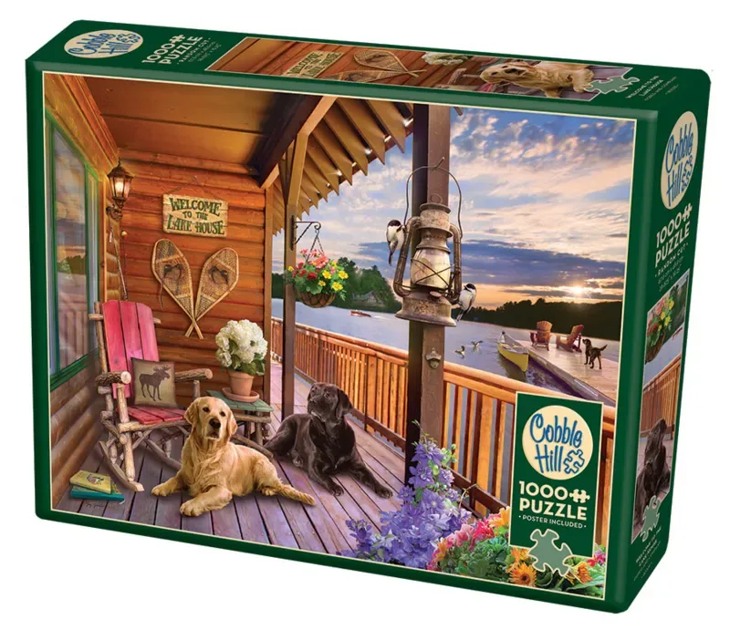 Puzzle Welcome to the Lake House - 1000 pièces van Cobble Hill – doos 2 van 2