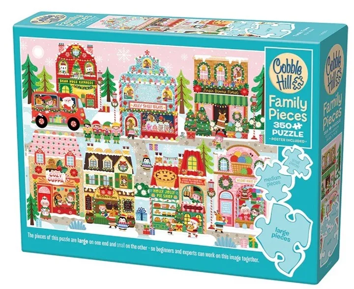 Tinsel Town (350) - Familiepuzzel van Cobble Hill – doos