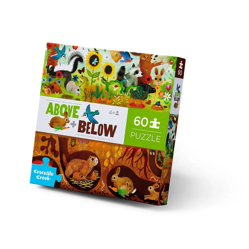 Above+below Pussel 60 Bitar från Crocodile Creek – kartong