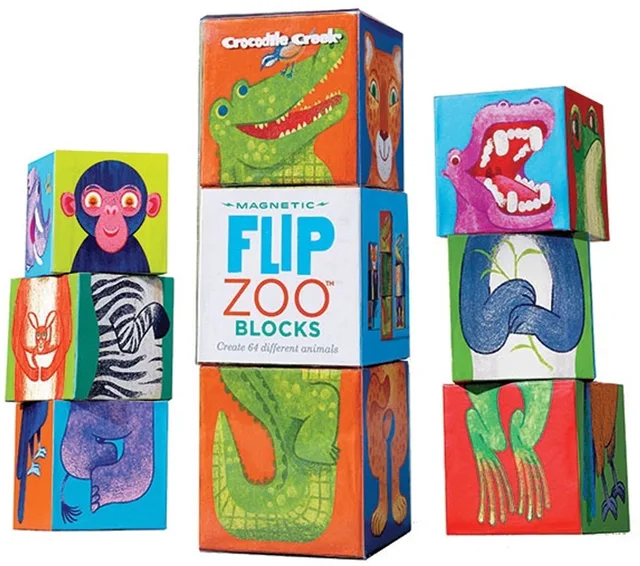 blokpuzzel Magnetic Blocks/Rainforest Animals - 3 blokken