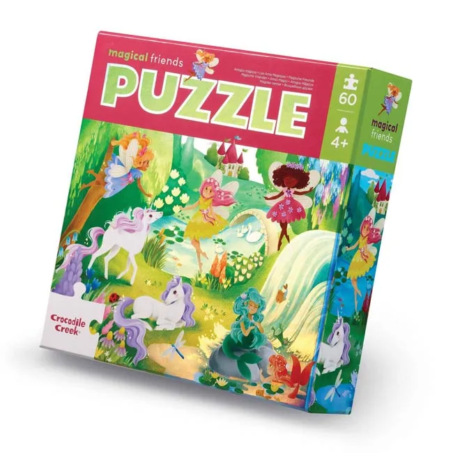 Holographic Foil Puzzle - Magische Vrienden (60) from Crocodile Creek – box