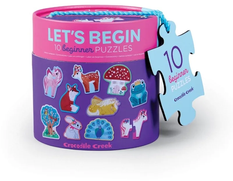 laten we beginnen puzzel Eenhoorn - 2 stukjes. from Crocodile Creek, Multicolour edition – box