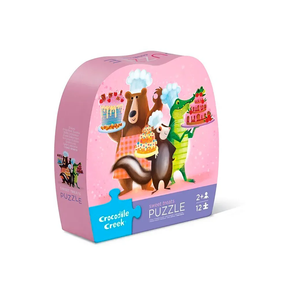 Mini Sweets Puslespil 12 Stykker fra Crocodile Creek – æske