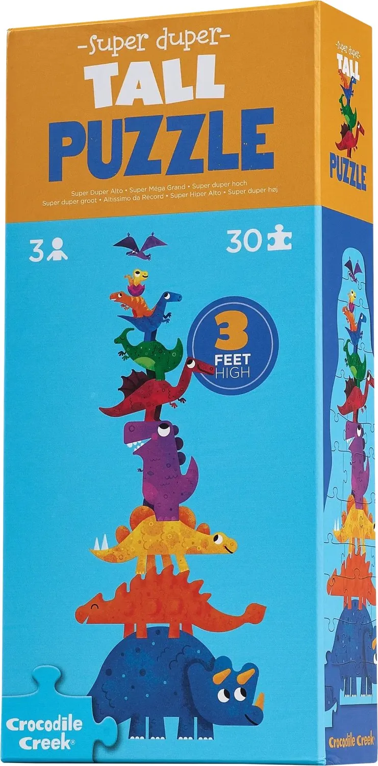 puzzel dinosaurus 30 stukjes - educatief speelgoed. from Crocodile Creek, Multicolour edition – box