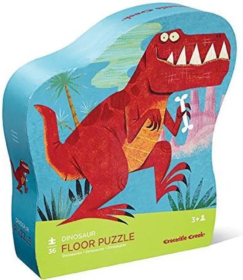 Puzzle 36 pc Dinosaurus van Crocodile Creek, editie Meerkleurig – doos