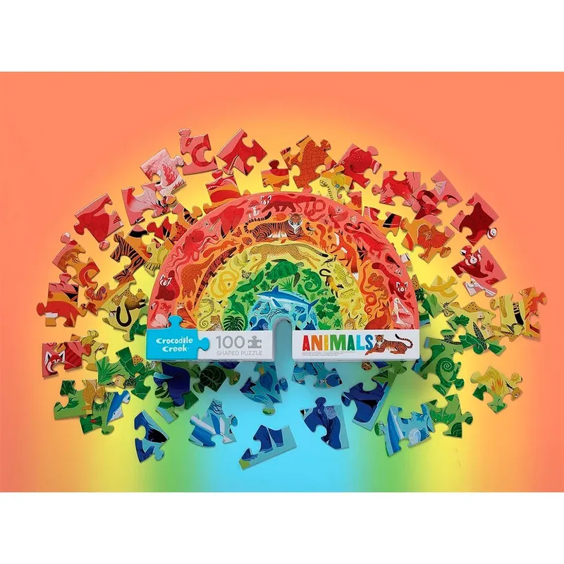 Regenboog van de natuur (100) van Crocodile Creek – doos 2 van 2