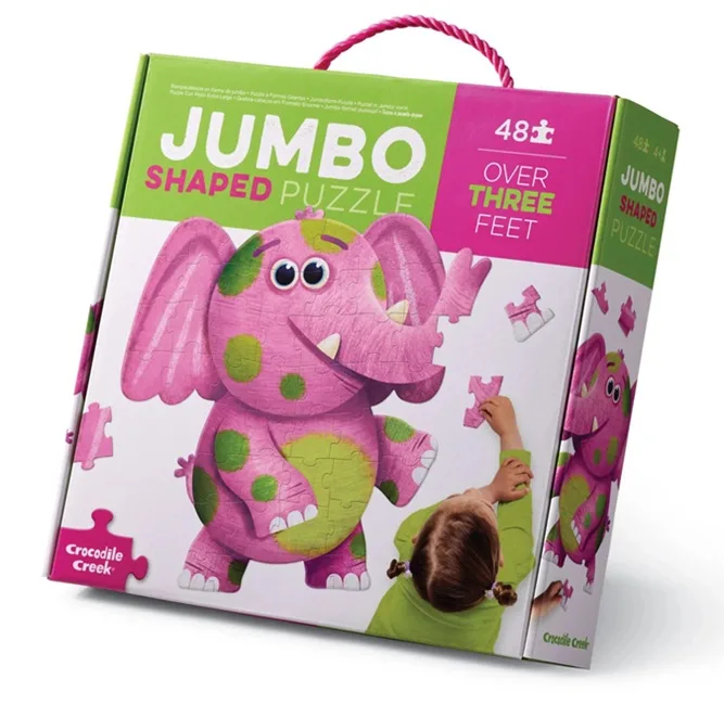 Reuze puzzel Olifant (48) de Crocodile Creek – boîte