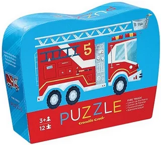 Rode brandweerwagen - 12 stukjes from Crocodile Creek, Multicolour edition – box 1 of 2