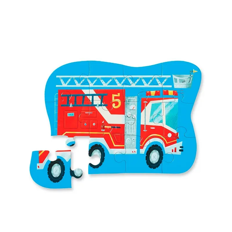 Rode brandweerwagen - 12 stukjes from Crocodile Creek, Multicolour edition – box 2 of 2