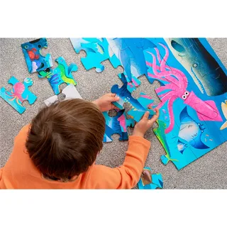 Shaped box puzzles, 36 stuks - Haaienrif de Crocodile Creek, édition Multicolore – boîte 5 sur 6