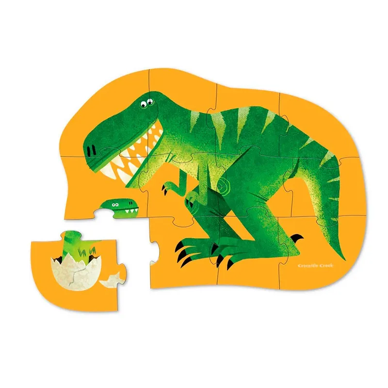 T-rex puzzel de Crocodile Creek, édition Multicolore – boîte 2 sur 3