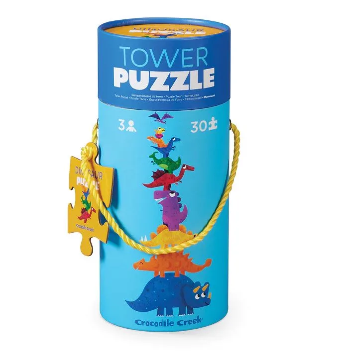 Torenpuzzel Dinosaurussen (30) from Crocodile Creek – box