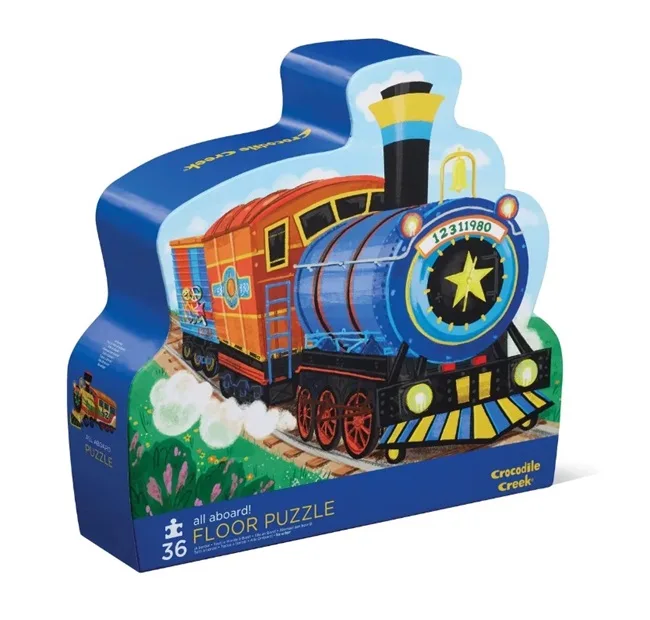 Vloerpuzzel Allemaal aan boord! (36) from Crocodile Creek – box