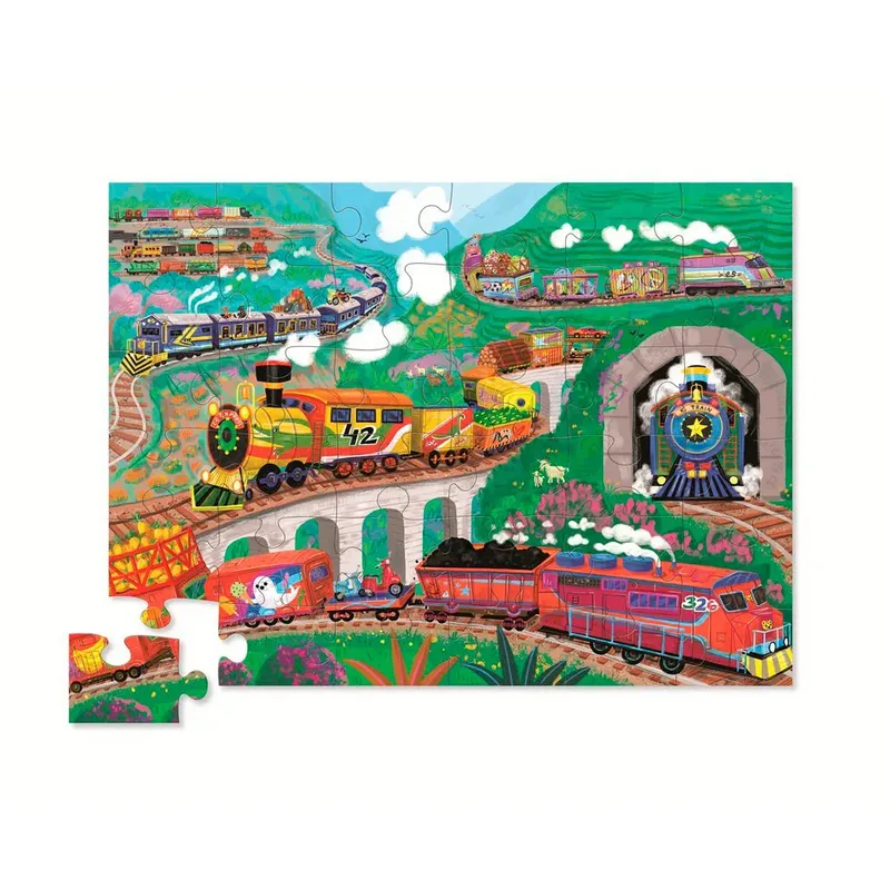 Vloerpuzzel Allemaal aan boord! (36) van Crocodile Creek – doos 2 van 3