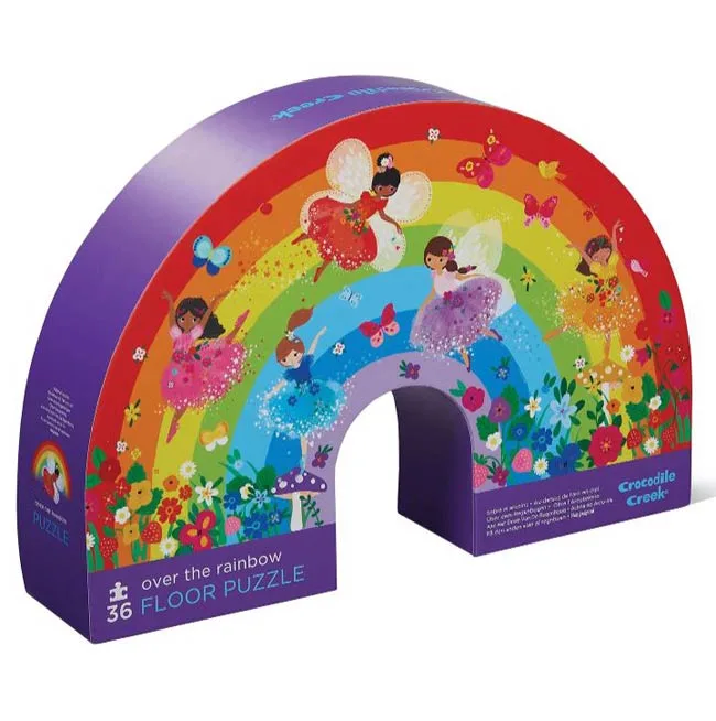 Vloerpuzzel Regenboog (36) från Crocodile Creek – kartong 1 av 6