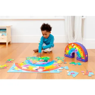 Vloerpuzzel Regenboog (36) från Crocodile Creek – kartong 4 av 6