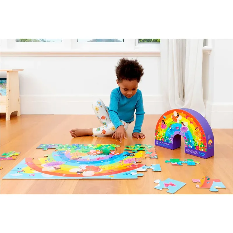 Vloerpuzzel Regenboog (36) från Crocodile Creek – kartong 5 av 6