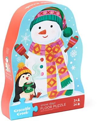 Vloerpuzzel Snow Day! - 24 stukjes from Crocodile Creek, Multicolour edition – box 1 of 2