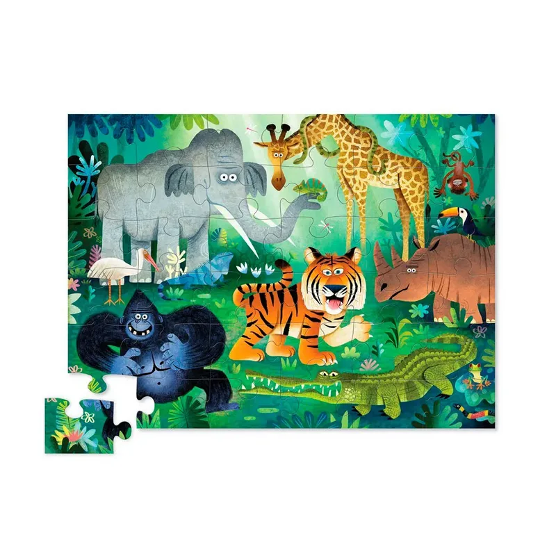 Vloerpuzzel Wild Koninkrijk (36) van Crocodile Creek – doos 2 van 2