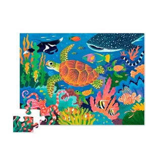 Vloerpuzzel Zeeschildpad (36) fra Crocodile Creek – æske 2 af 2
