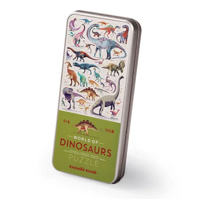 Wereld van de dinosaurussen (150) blikken doosje from Crocodile Creek – box