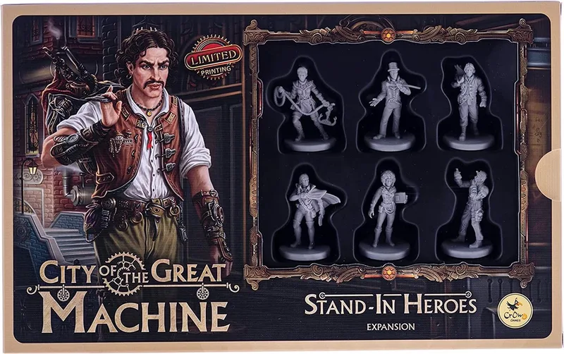 City of the Great Machine: Stand-In Heroes - Uitbreiding - Bordspel - Engelstalig - Crowd Games de Crowd Games – boîte