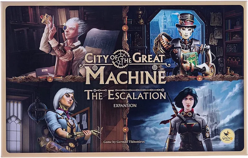 City of the Great Machine: The Escalation Expansion from Crowd Games – box