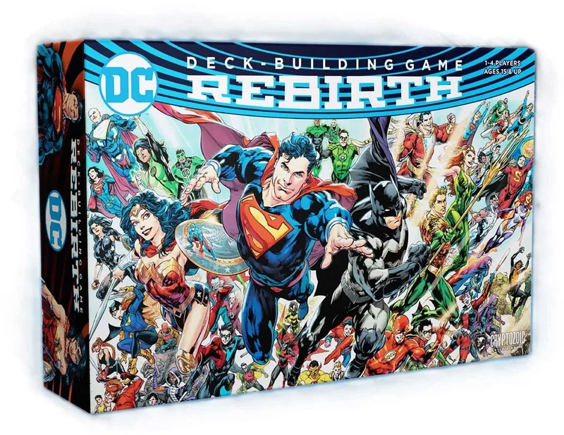 Asmodee DC Deck Building Game Rebirth - EN from Cryptozoic Entertainment – box