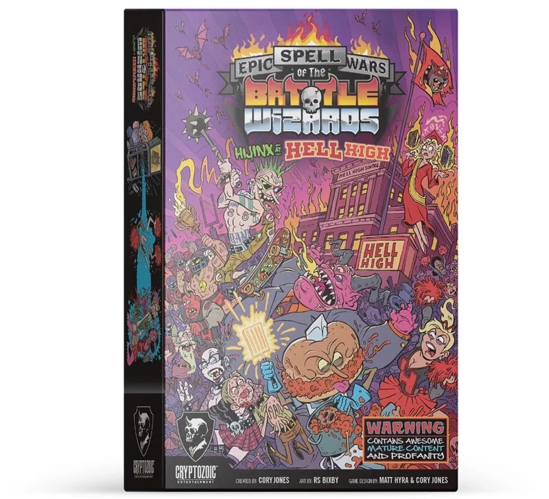 Epic Spell Wars of the Battle Wizards 5: Hijinx at Hell High - Kaartspel - Engelstalig from Cryptozoic Entertainment – box