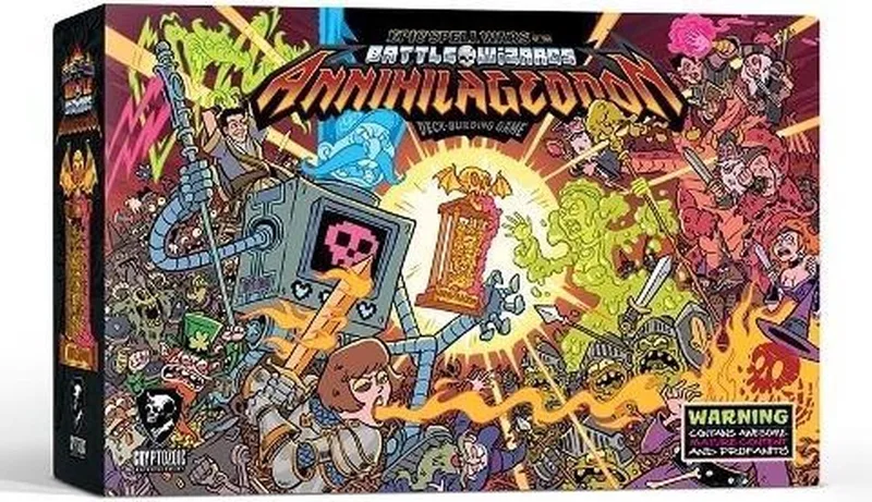 Epic Spell Wars of the Battle Wizards: Annihilageddon Deck-Building Game from Cryptozoic Entertainment – box
