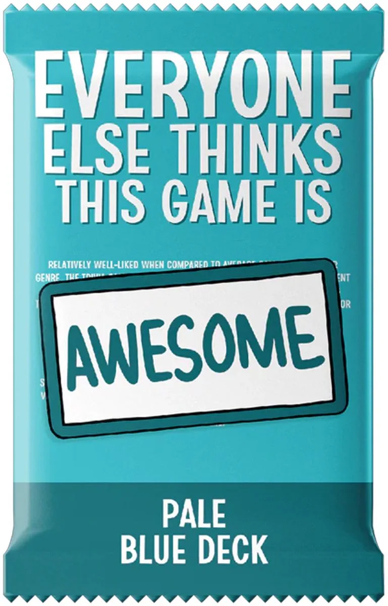 Everyone Else Thinks This Game is Awesome! Pale Blue Deck - Uitbreiding - Engelstalig - Cryptozoic Entertainment from Cryptozoic Entertainment – box