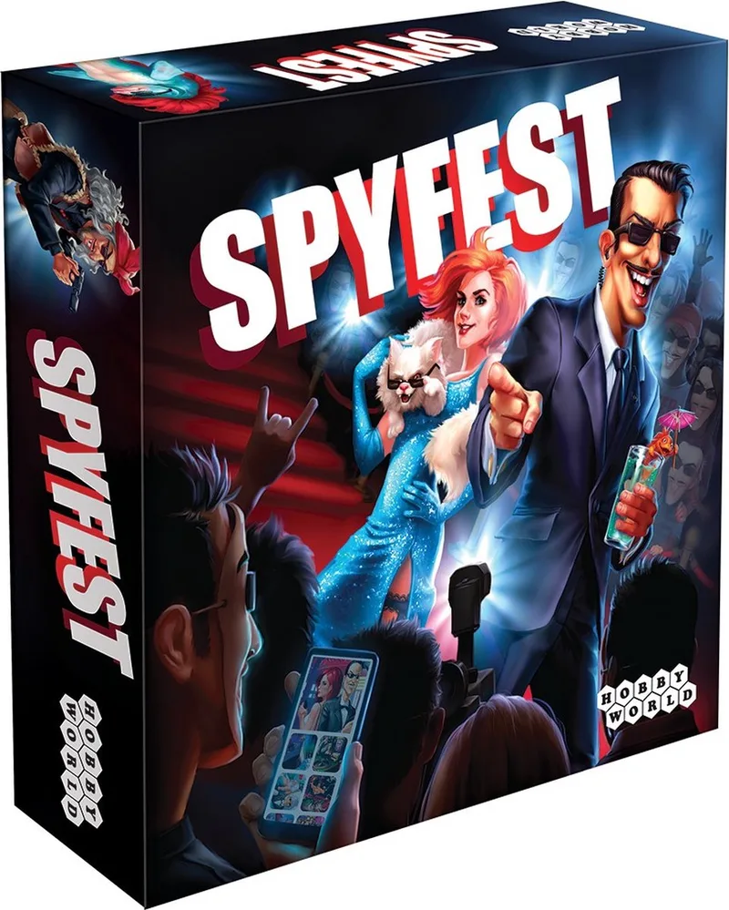 Spyfest Tabletop Game van Cryptozoic Entertainment – doos