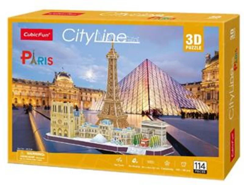 Cubic Fun - 3D Puzzel - City Line Parijs (2012567) from CubicFun, Multicolour edition – box