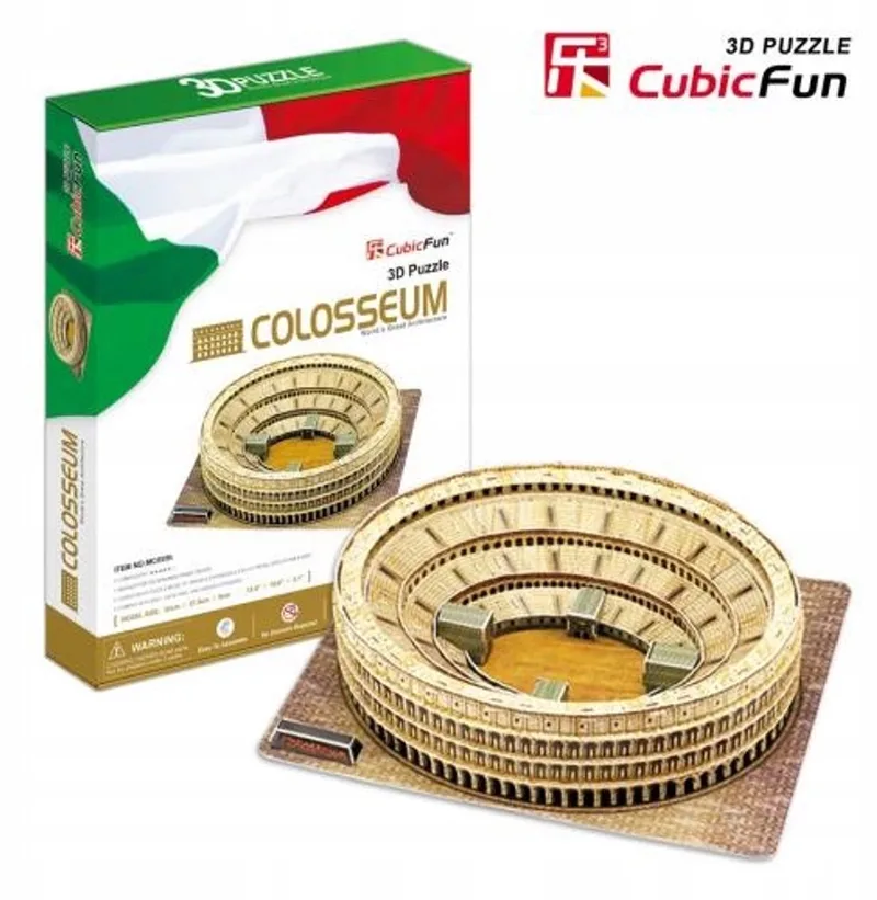 Cubic Fun 3D Puzzel Colosseum - 84 Delen van CubicFun – doos