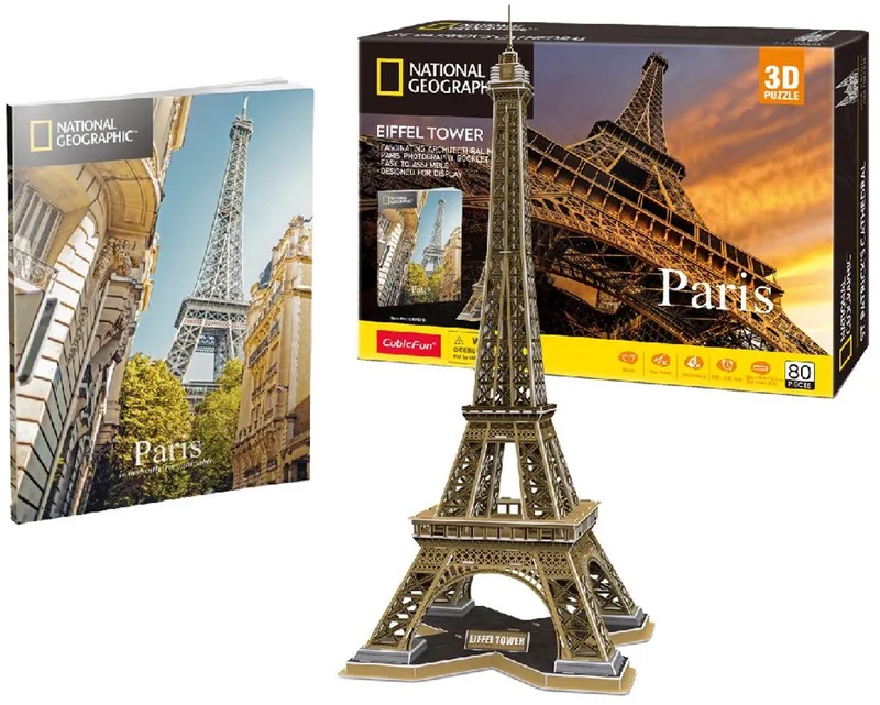 Cubic Fun 3D-puzzel NG Eiffeltoren (2010320) from CubicFun, Multicolour edition – box