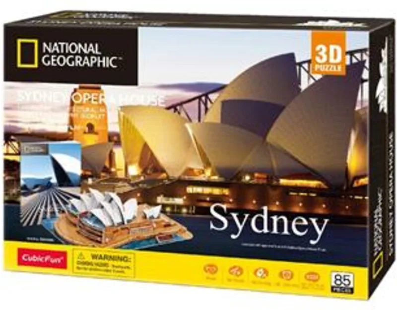 Cubic Fun 3D Puzzel NG Opera House (2012563) from CubicFun, Multicolour edition – box