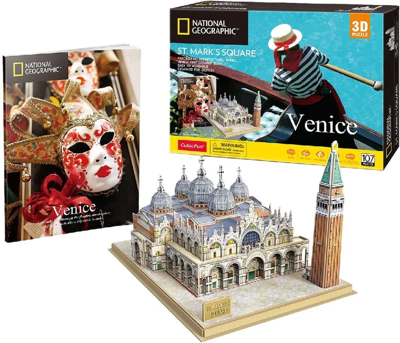 Cubic Fun 3D-puzzel NG Piazza San Marco (2010315) from CubicFun, Multicolour edition – box
