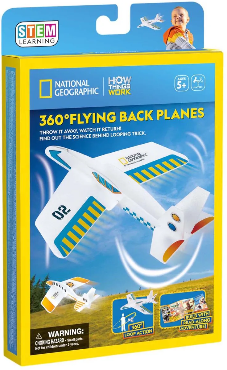 Cubic Fun - 3D Puzzel - NG STEM Flying Back Plane (2015125) van CubicFun, editie Meerkleurig – doos