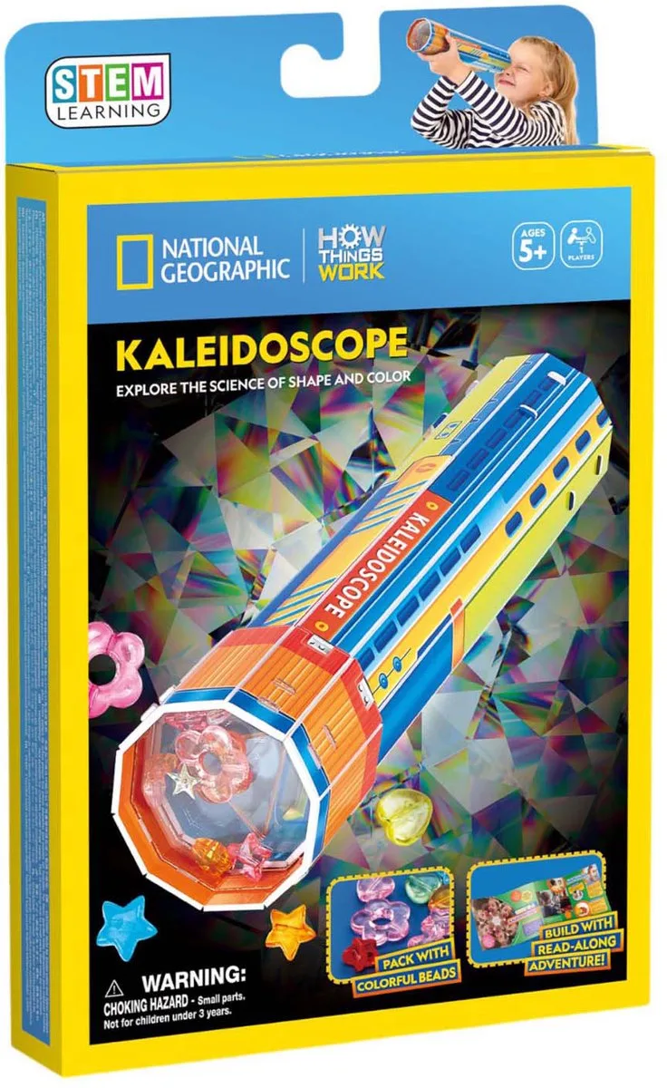 Cubic Fun - 3D Puzzel - NG STEM Kaleidoscope from CubicFun, Multicolour edition – box