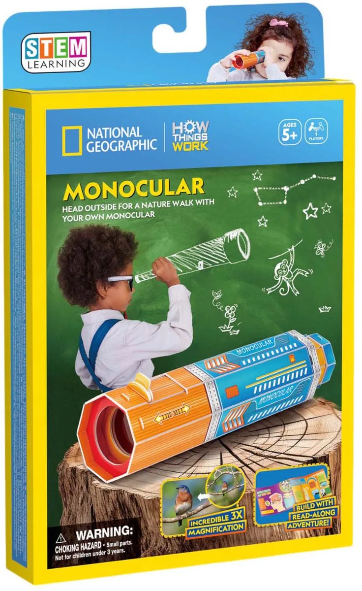 Cubic Fun - 3D Puzzel - NG STEM Monokijker - Model 2015123 from CubicFun, Multicolour edition – box