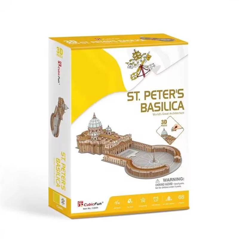 Cubic Fun 3D Puzzel Sint-Pietersbasiliek 56 Delen van CubicFun – doos