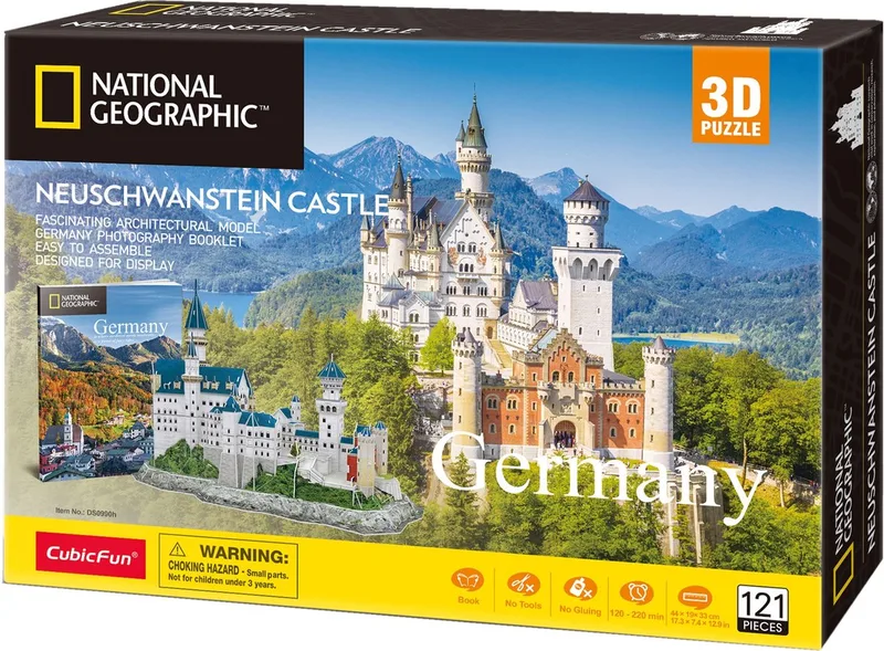 National Geographic - 3D-puzzel von CubicFun, Ausgabe Mehrfarbig – Schachtel
