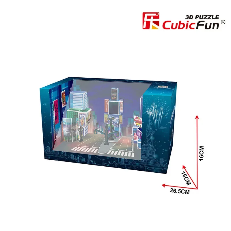 Puzzle Puzzle 3D - Magic Box - New York (Difficulté: 4/6) - 26 à 50 pièces von CubicFun – Schachtel 2 von 2