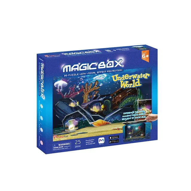 Puzzle Puzzle 3D - Magic Box - Underwater World (Difficulté: 4/6) - 26 à 50 pièces