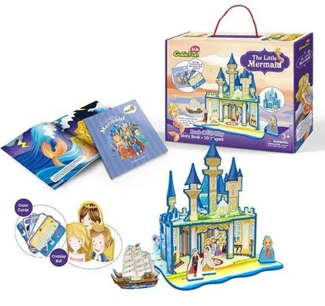 Puzzle Puzzle 3D - The Little Mermaid - Difficulté : 2/8 - 10 à 25 pièces
