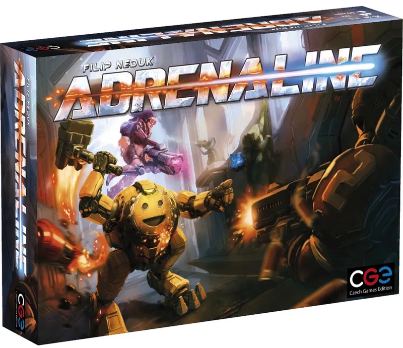 Adrenaline Boardgame - Engelstalig bordspel fra Czech Games Edition – æske