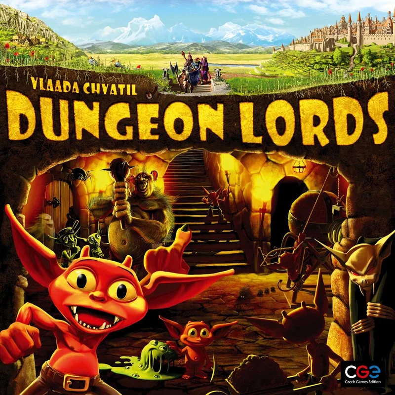 Dungeon Lords fra Czech Games Edition – æske