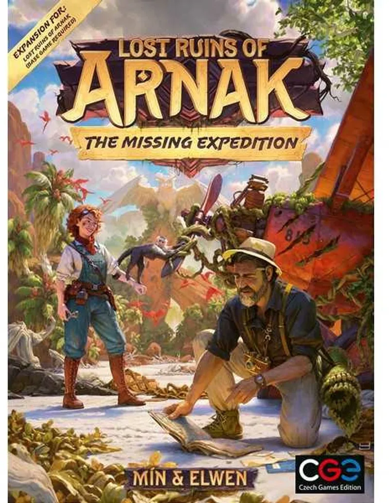 Lost Ruins of Arnak: The Missing Expedition uitbreiding (ENG) von Czech Games Edition – Schachtel