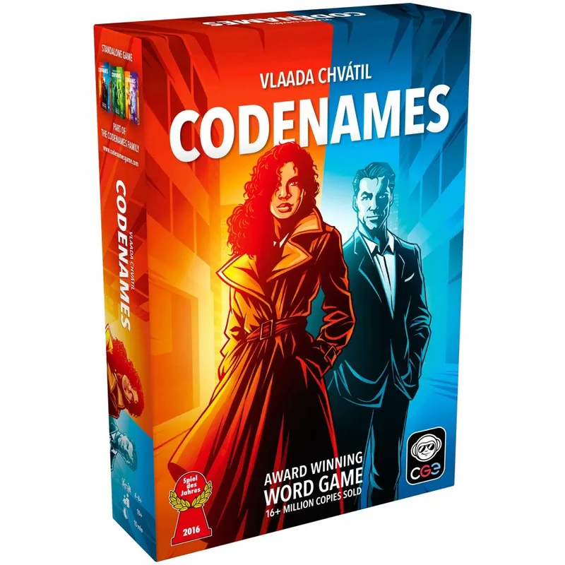 Spiel, Codenames - englisch fra Czech Games Edition – æske